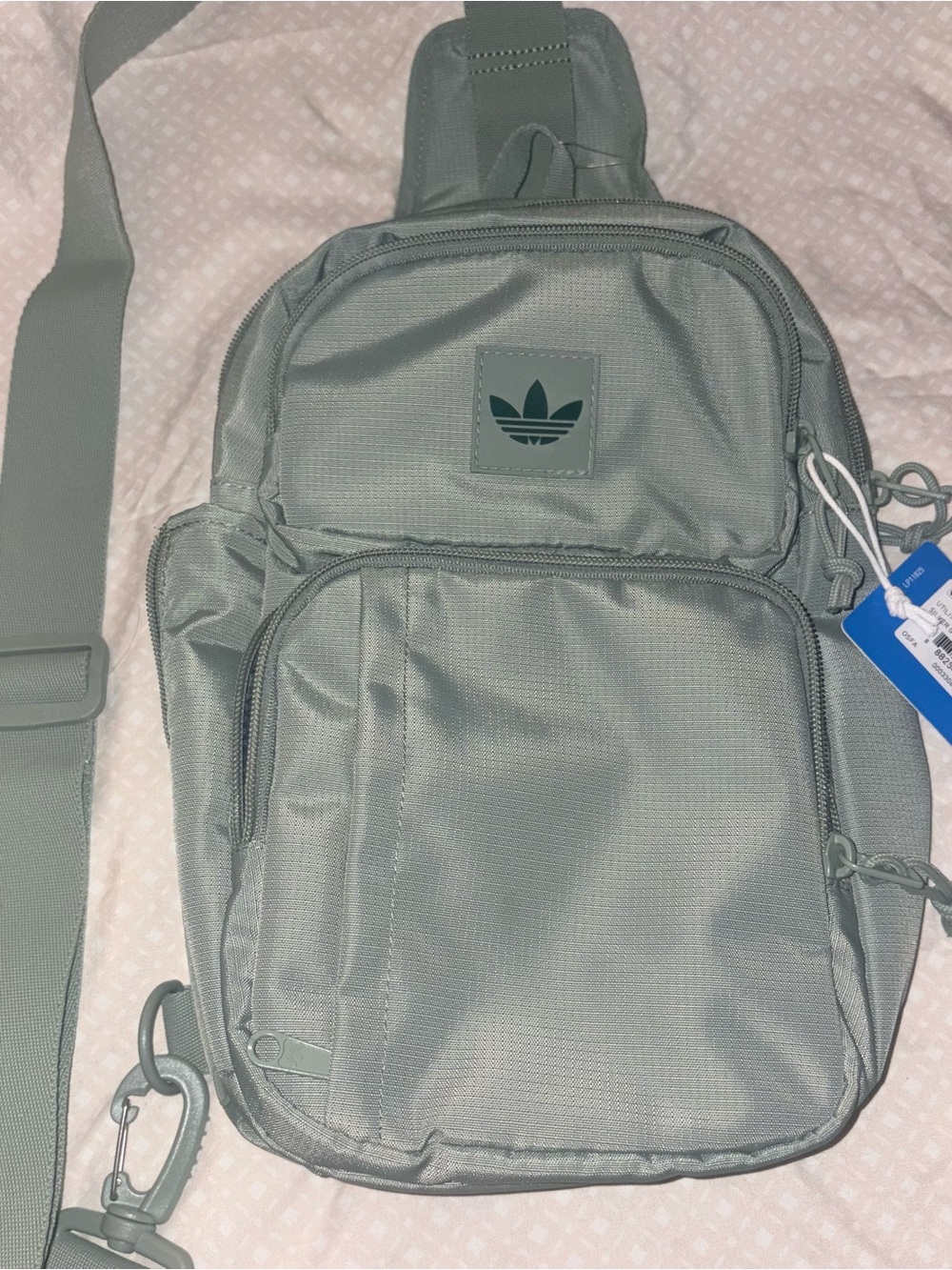 adidas Sage Green Men’s Sling Belt Bag